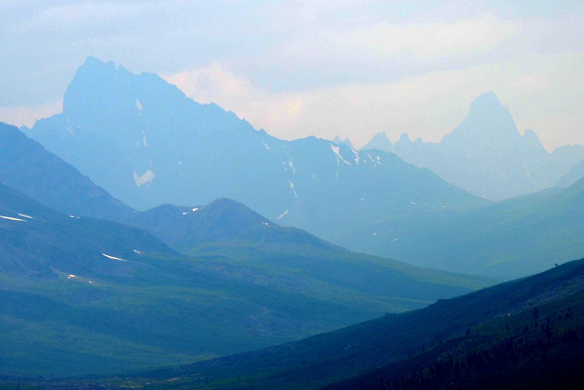 12A Ridge From Mount Monolith And Tombstone Mountain From Just Beyond Tombstone Vantage Viewpoint In Tombstone Park Yukon